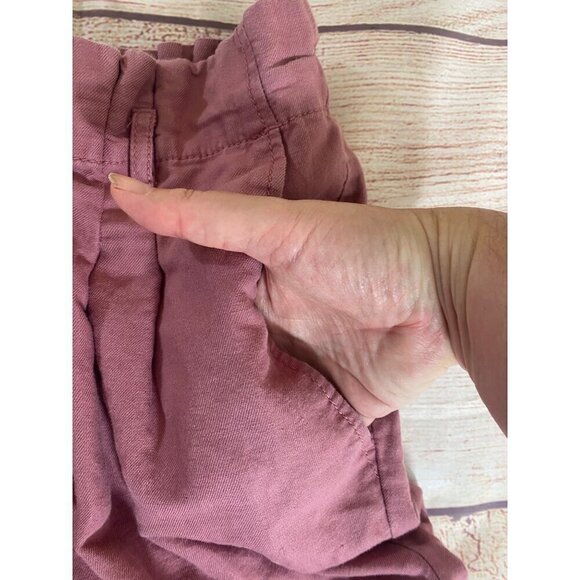 Loft Women's Mauve Casual Linen Blend Dress Pants - Medium - Picture 9 of 12